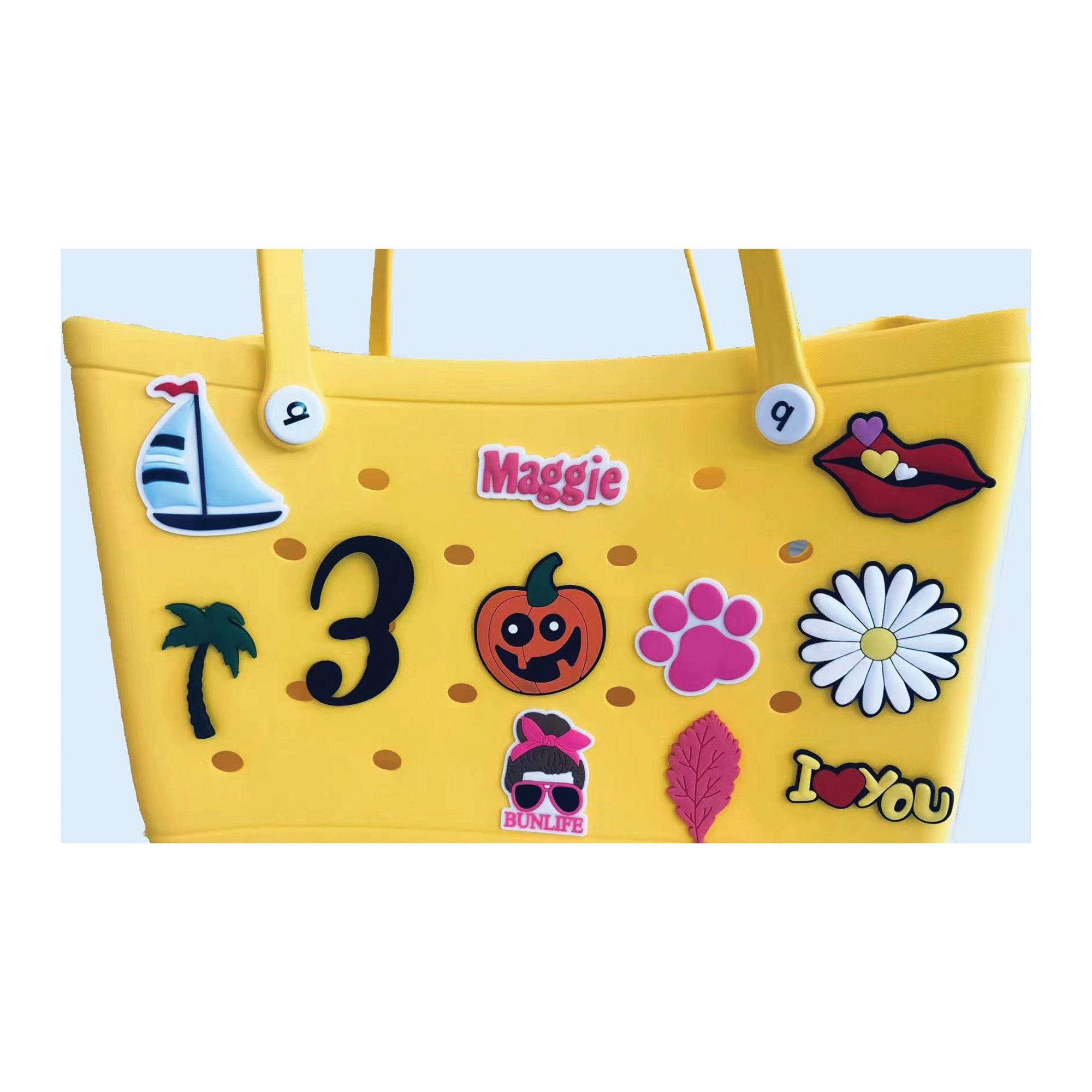 1.6" Beach Bag Charm 1