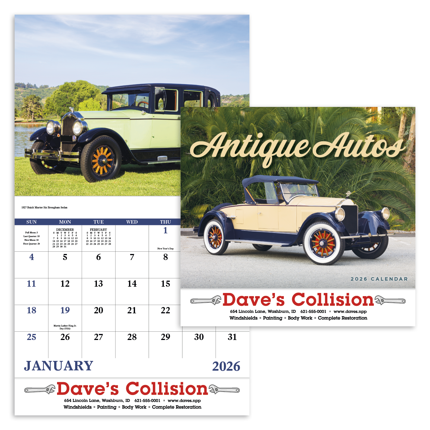 Good Value™ Antique Autos Calendar 9