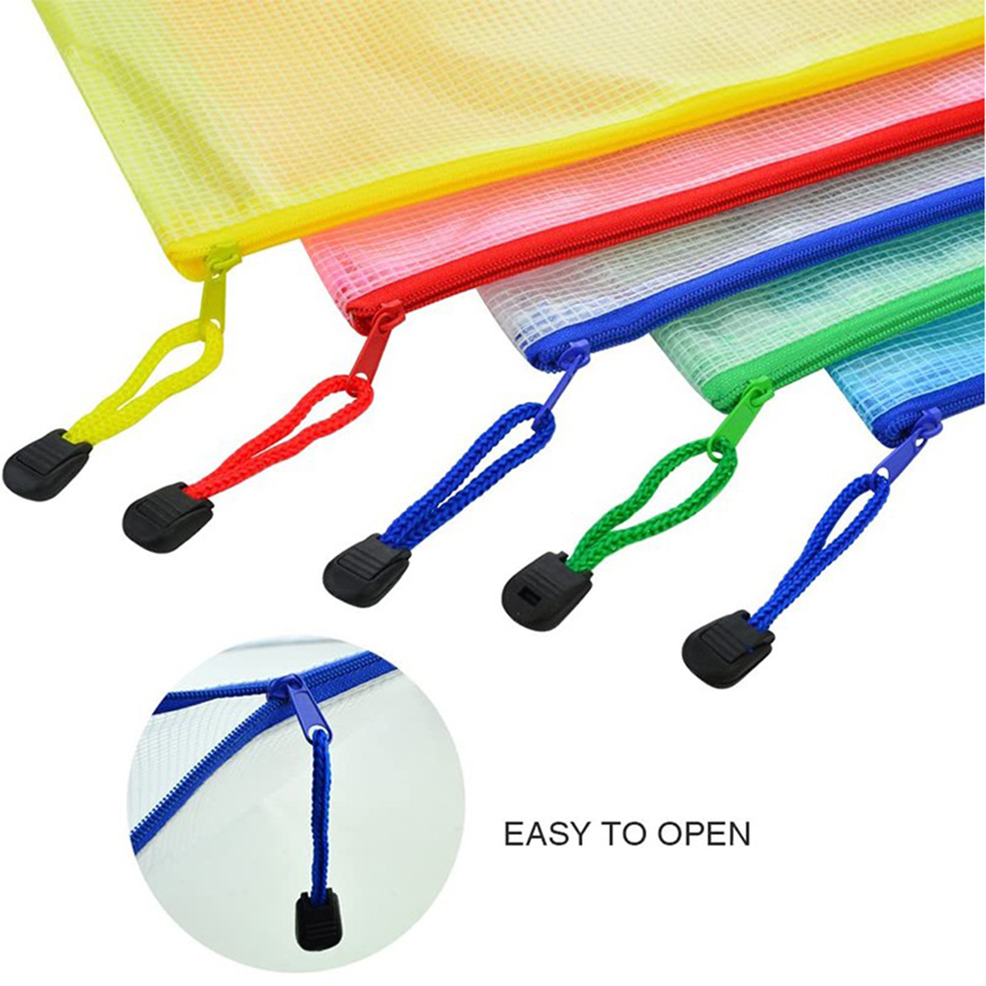 Waterproof Zipper File Bag for Documents Storage Bag A4 7