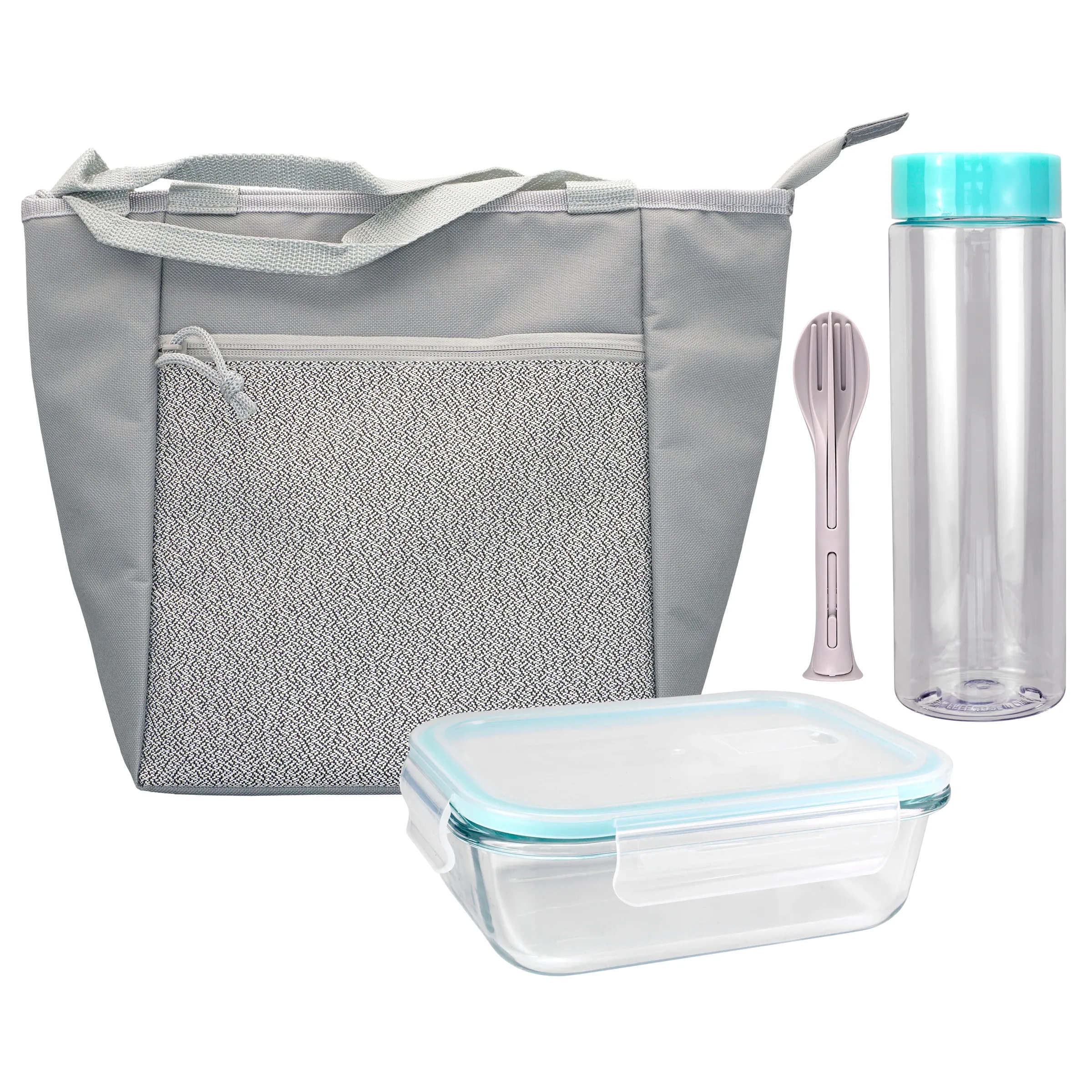 Speck Glass, Bottle & Utensil Tote Set 6