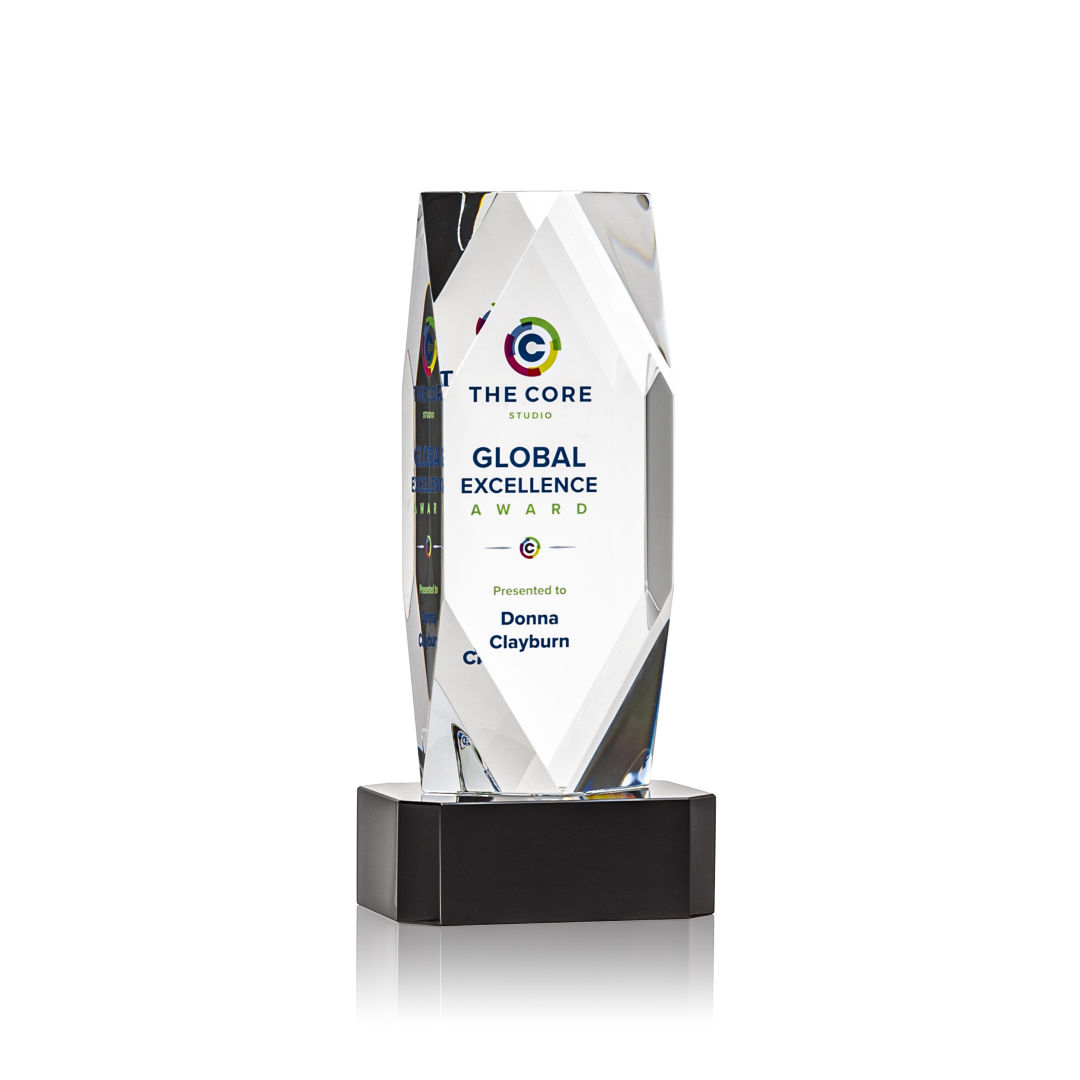 Delta VividPrint™ Award on Base - Black 2
