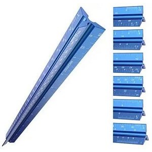 12 Inch Architectural and Engineering Scale Ruler Set 4