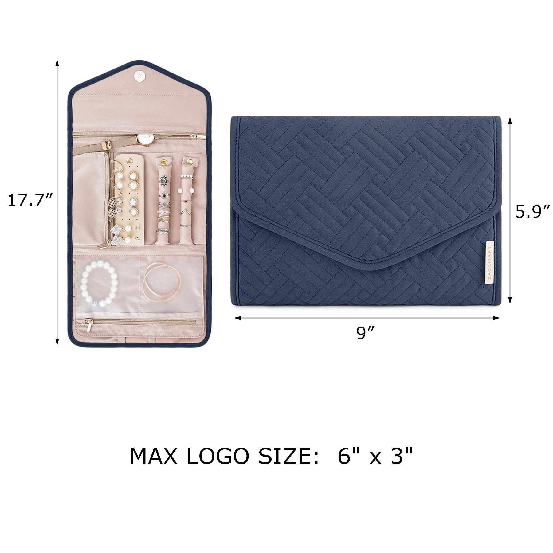 Foldable Jewelry Roll Organizer 2