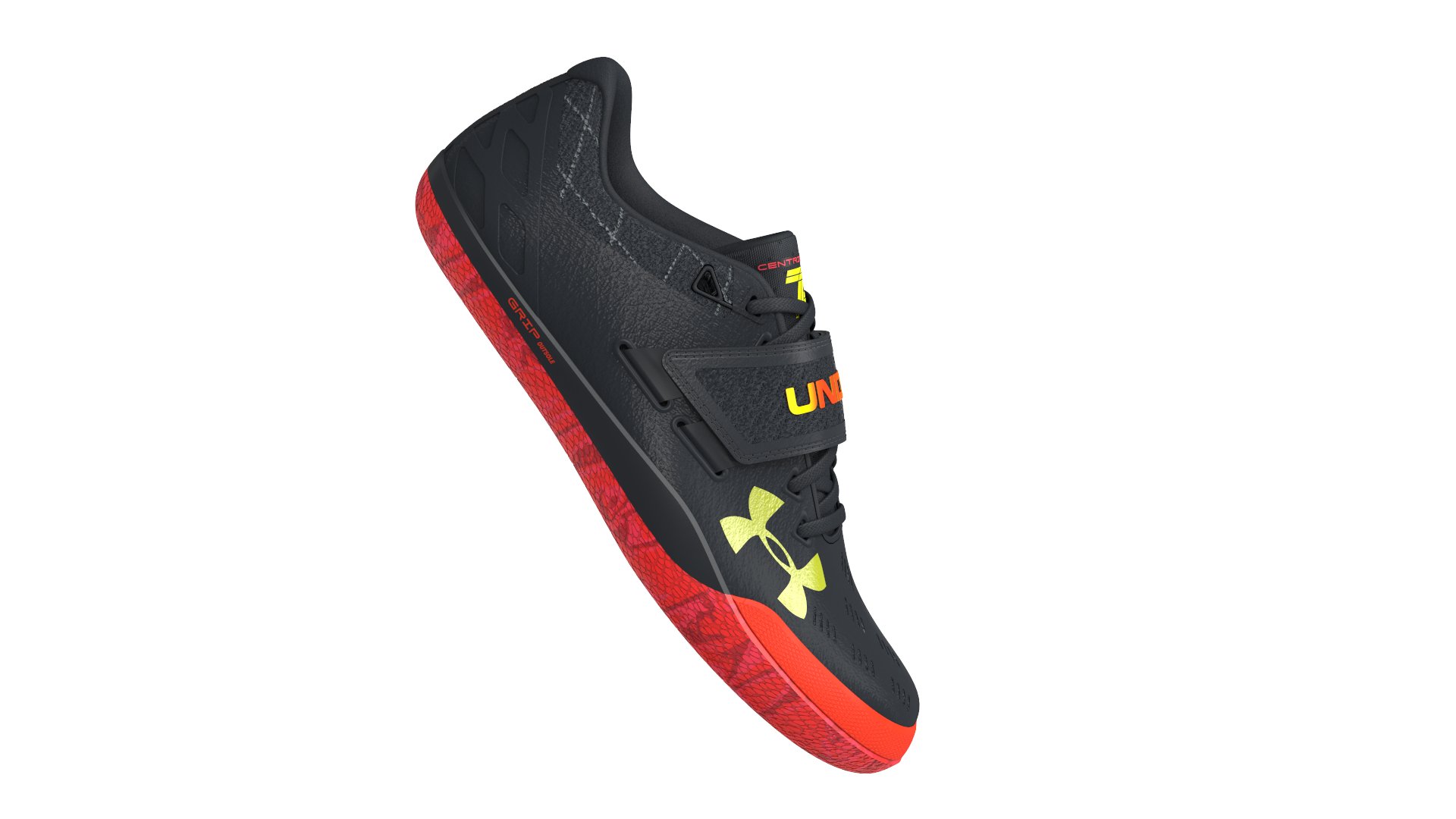 UA Centric Grip Unisex Track Shoes 2