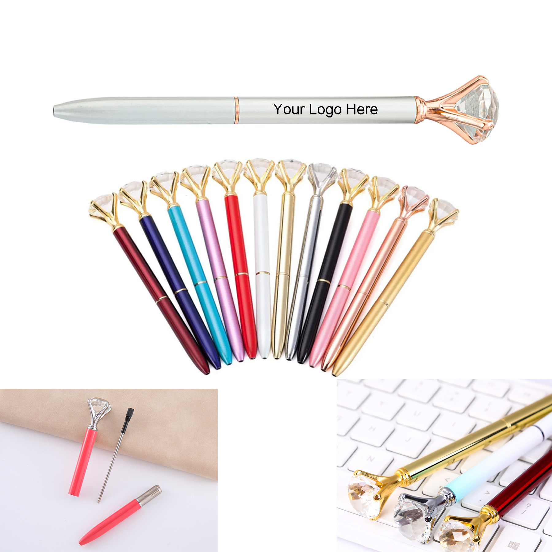 Extra Large Crystal Ink Pen 2