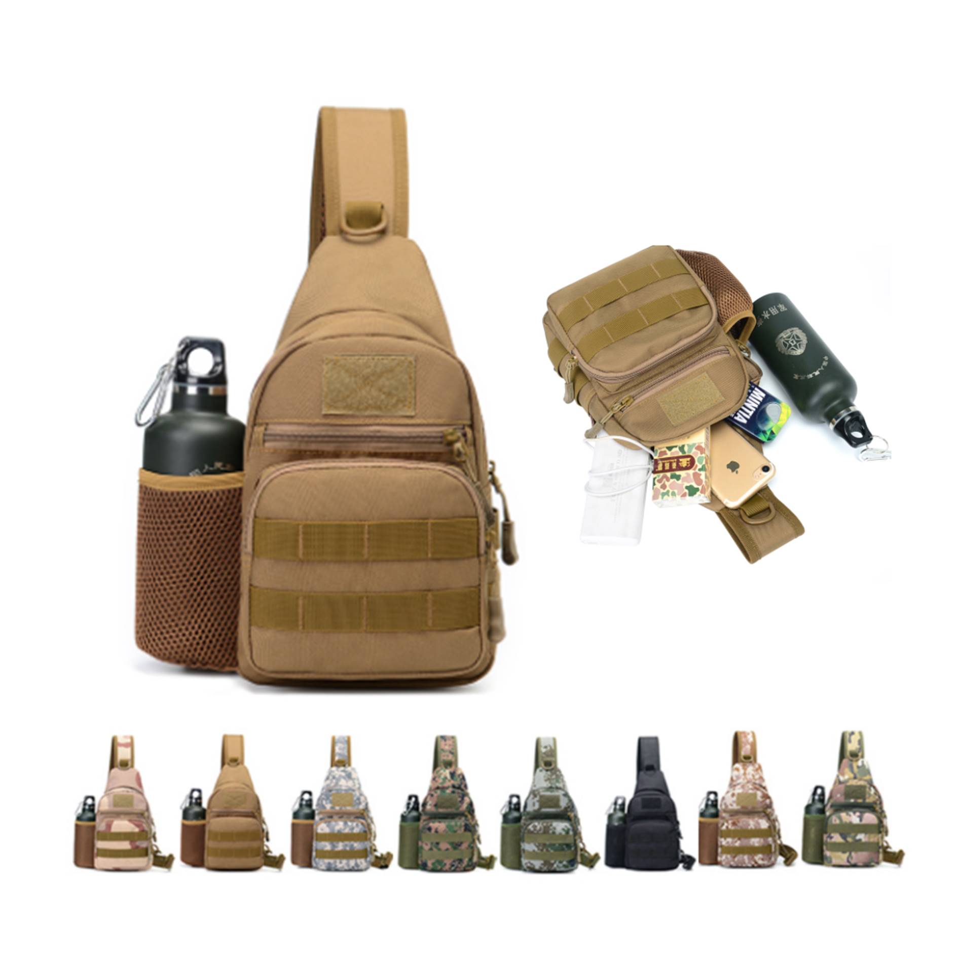 Outdoor Waterproof Tactical Sling Bag 2