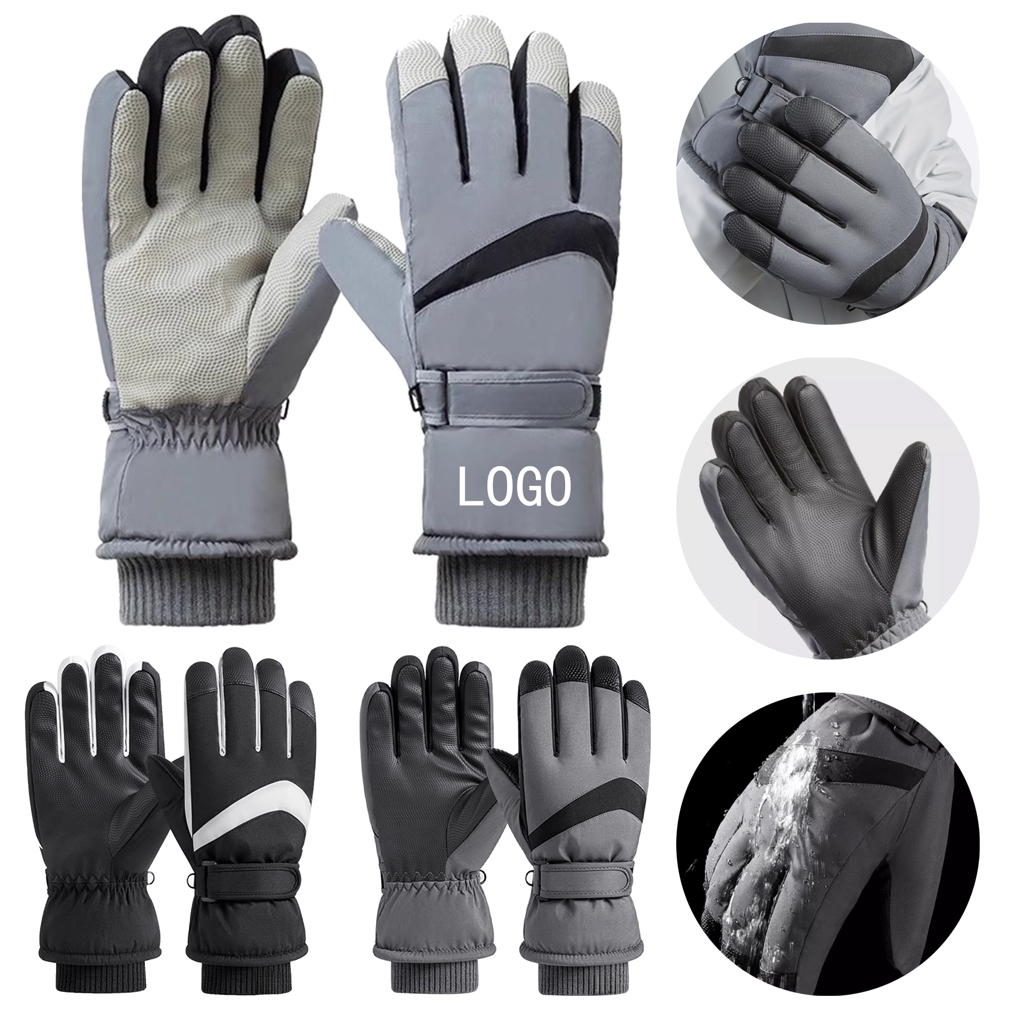 Waterproof Touch Screen Gloves For Skiing Outdoors 1
