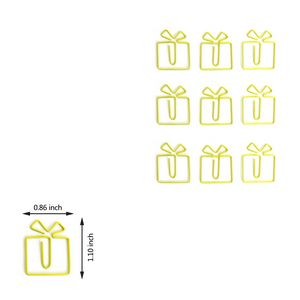 Gift Box Shaped Paper Clips with Tin Box 9