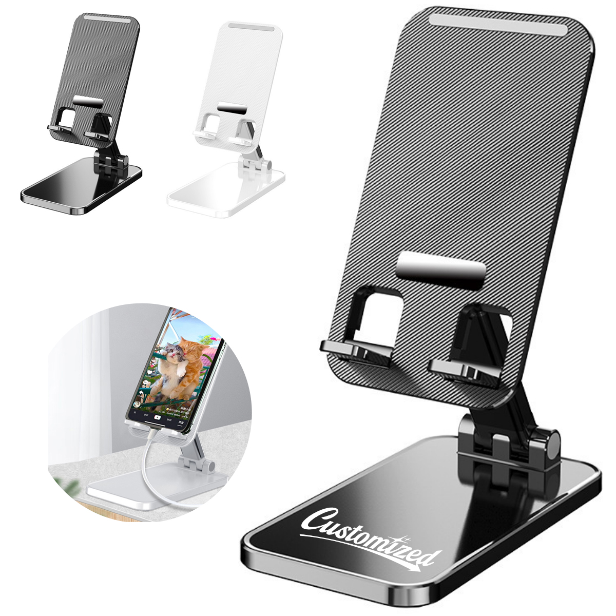 Adjustable Foldable Phone Stand for Desk Use Holder 6