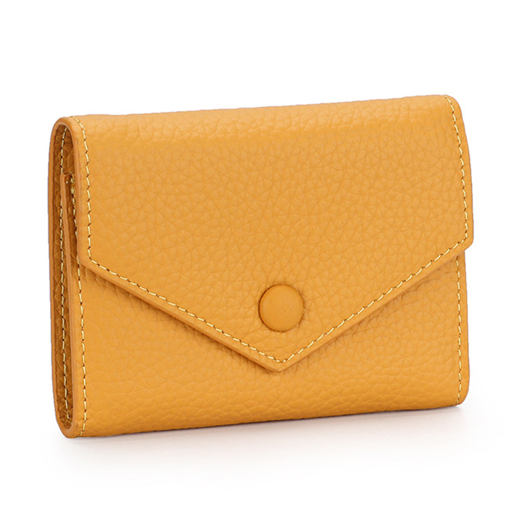 Genuine Leather Simple folding envelope coin purse 9
