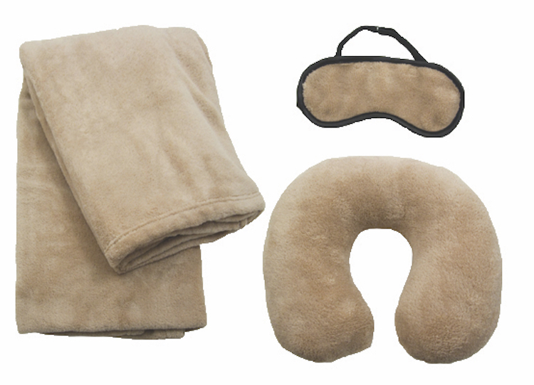 Travel Set w/Blanket, Pillow & Mask 3