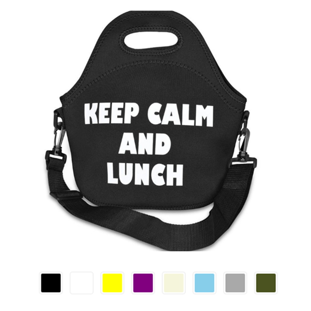 Neoprene Lunch Bag With Strap 2