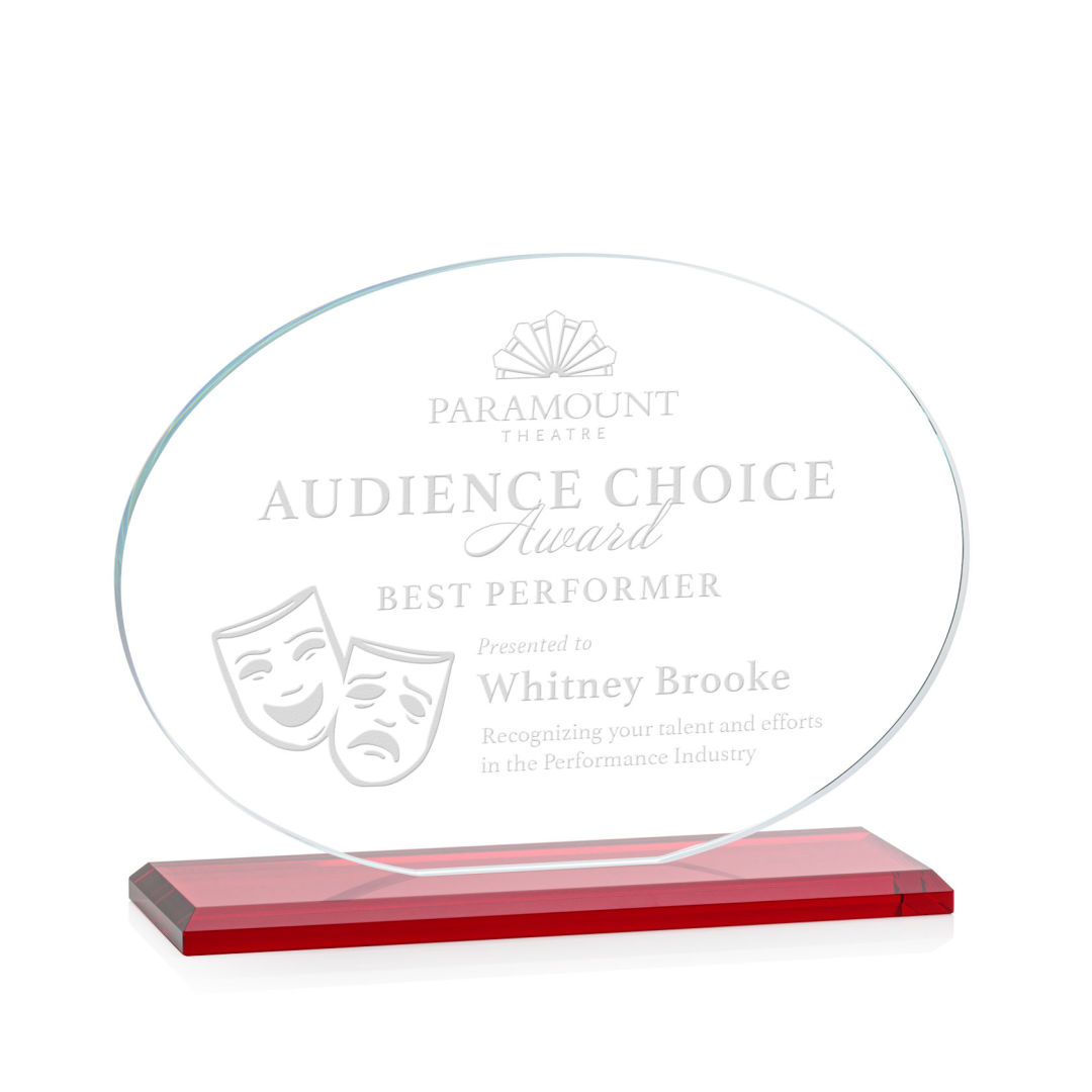 Austin Award (Horiz) - Red 8