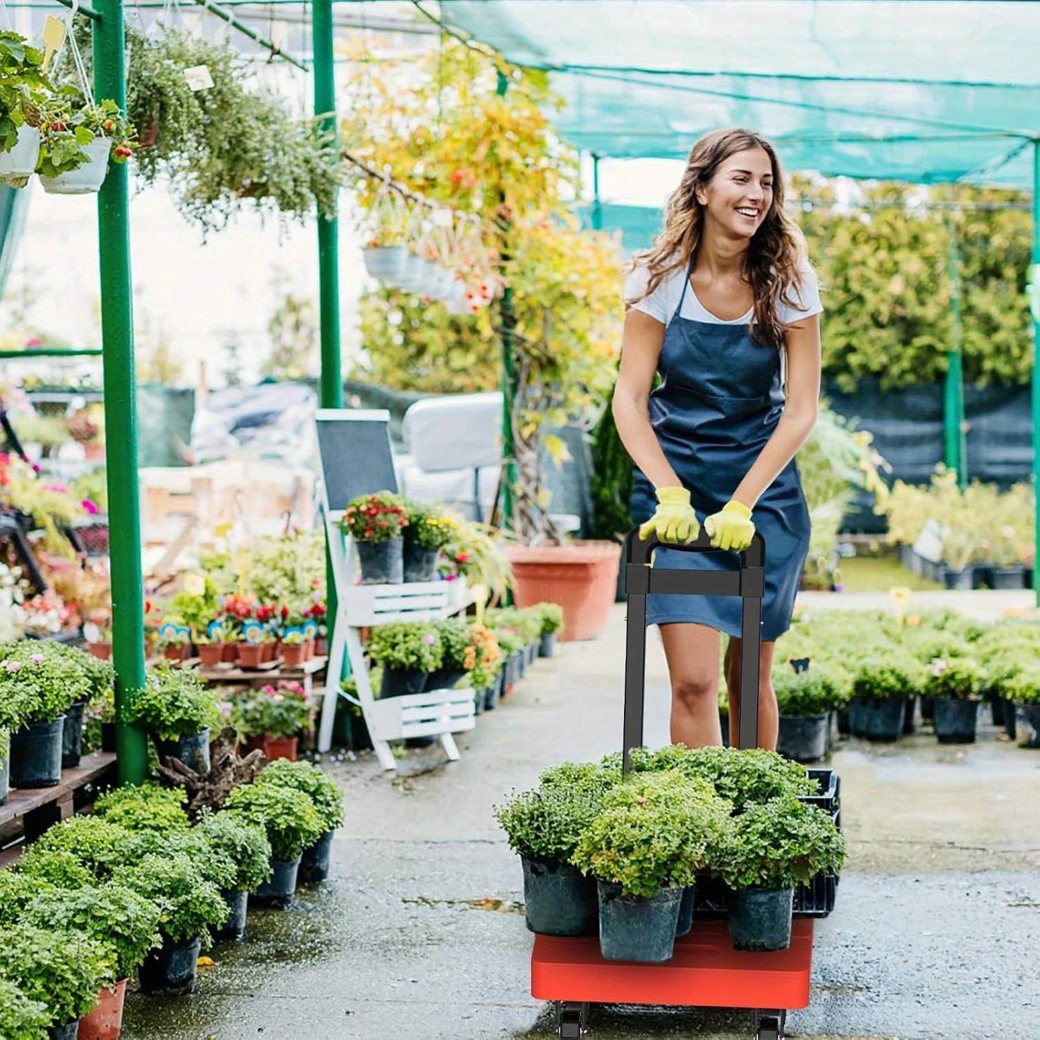 Portable Foldable Hand Cart w/ Wheels 5