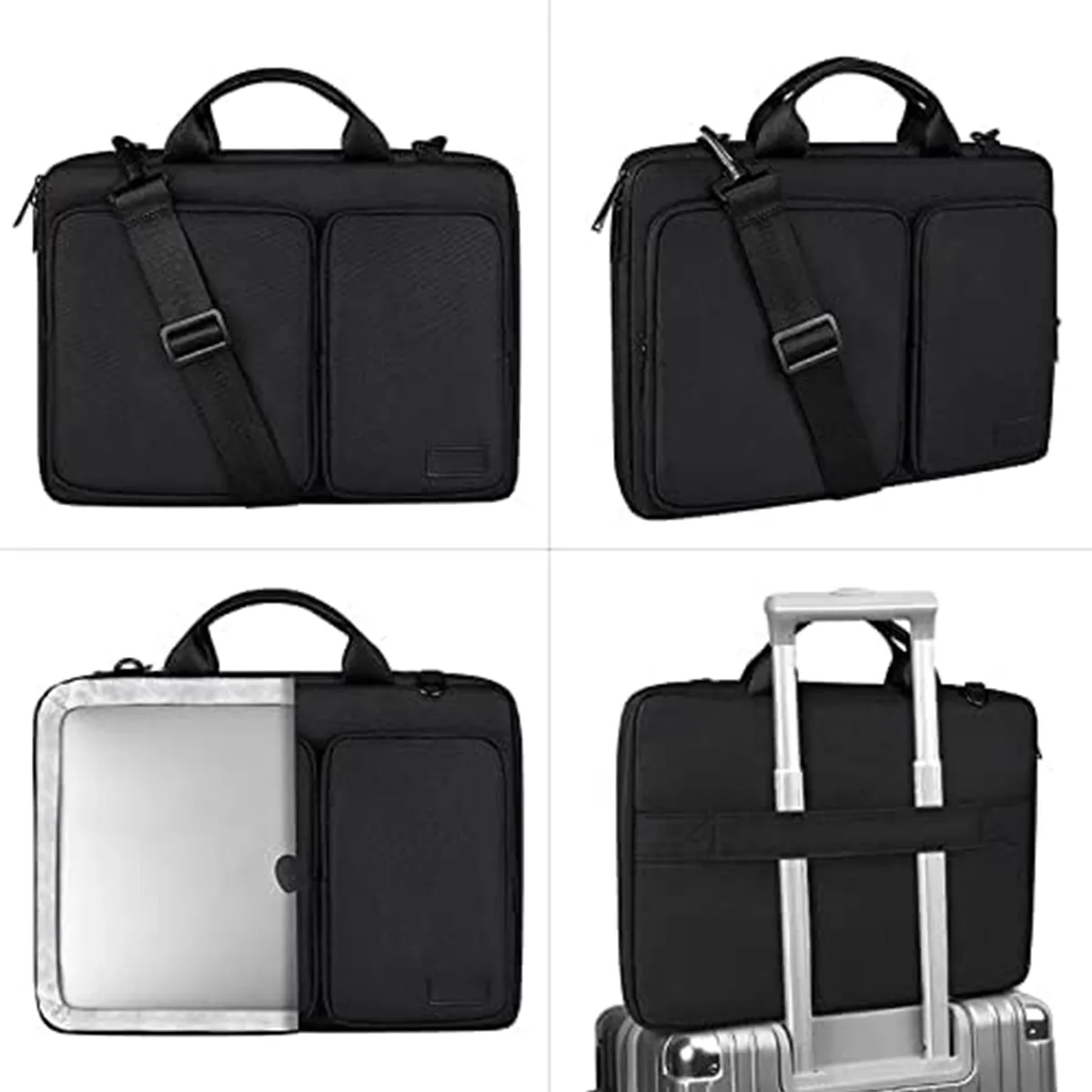 Waterproof Anti-Collision Briefcase Laptop Handbag 3