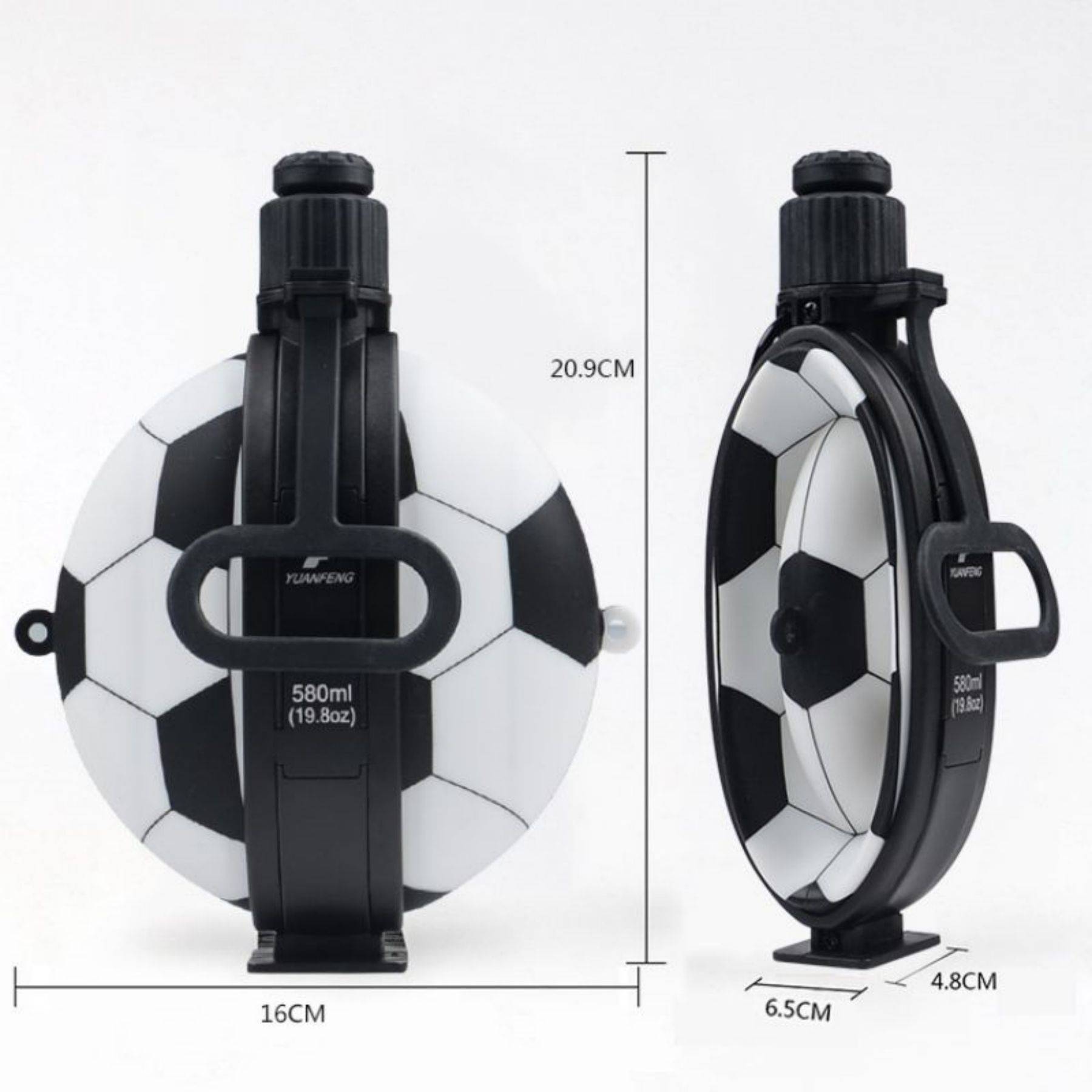 Creative Silicone Foldable Football Pattern Water Bottle 5