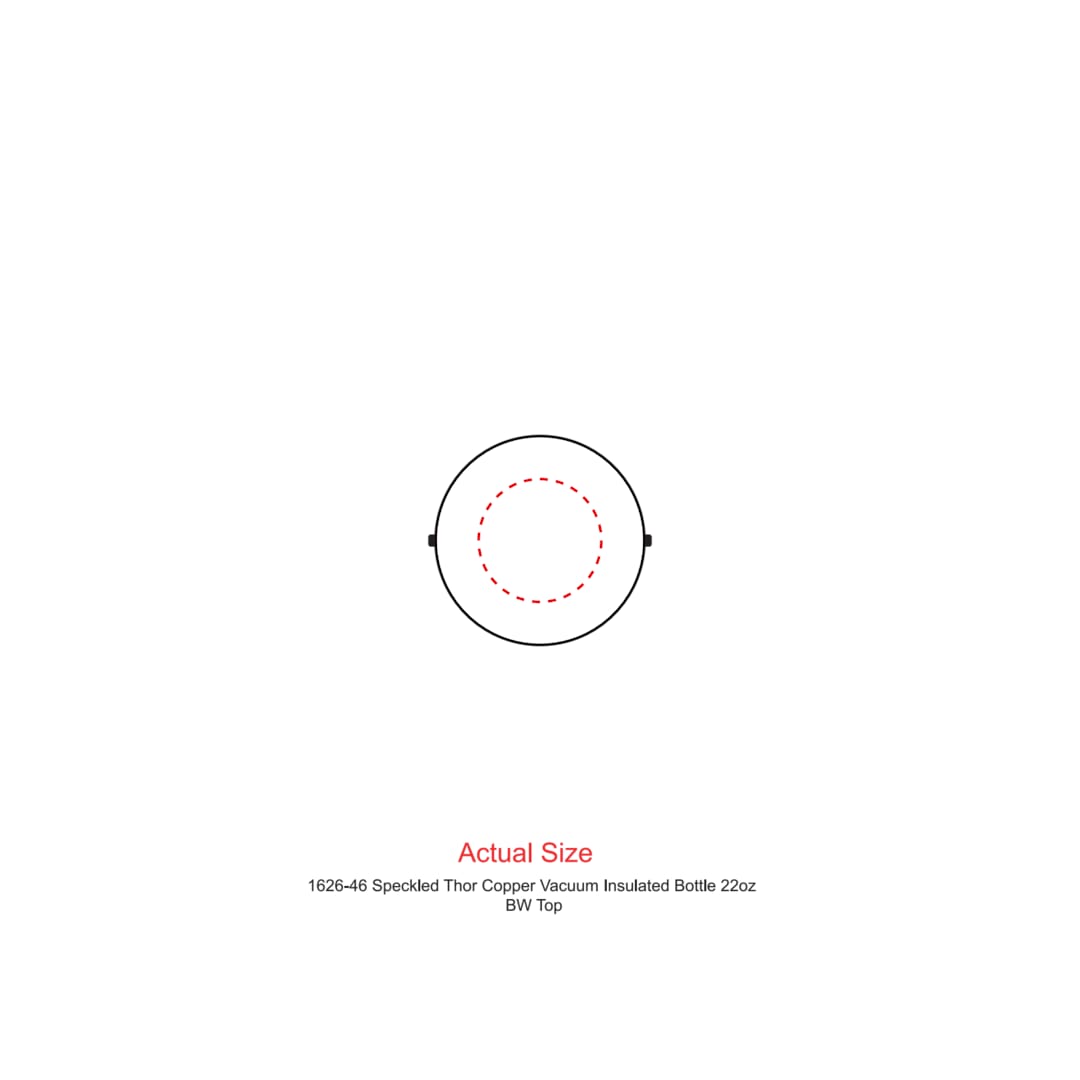 Speckled Thor Copper Vacuum Insulated Bottle 22oz 8