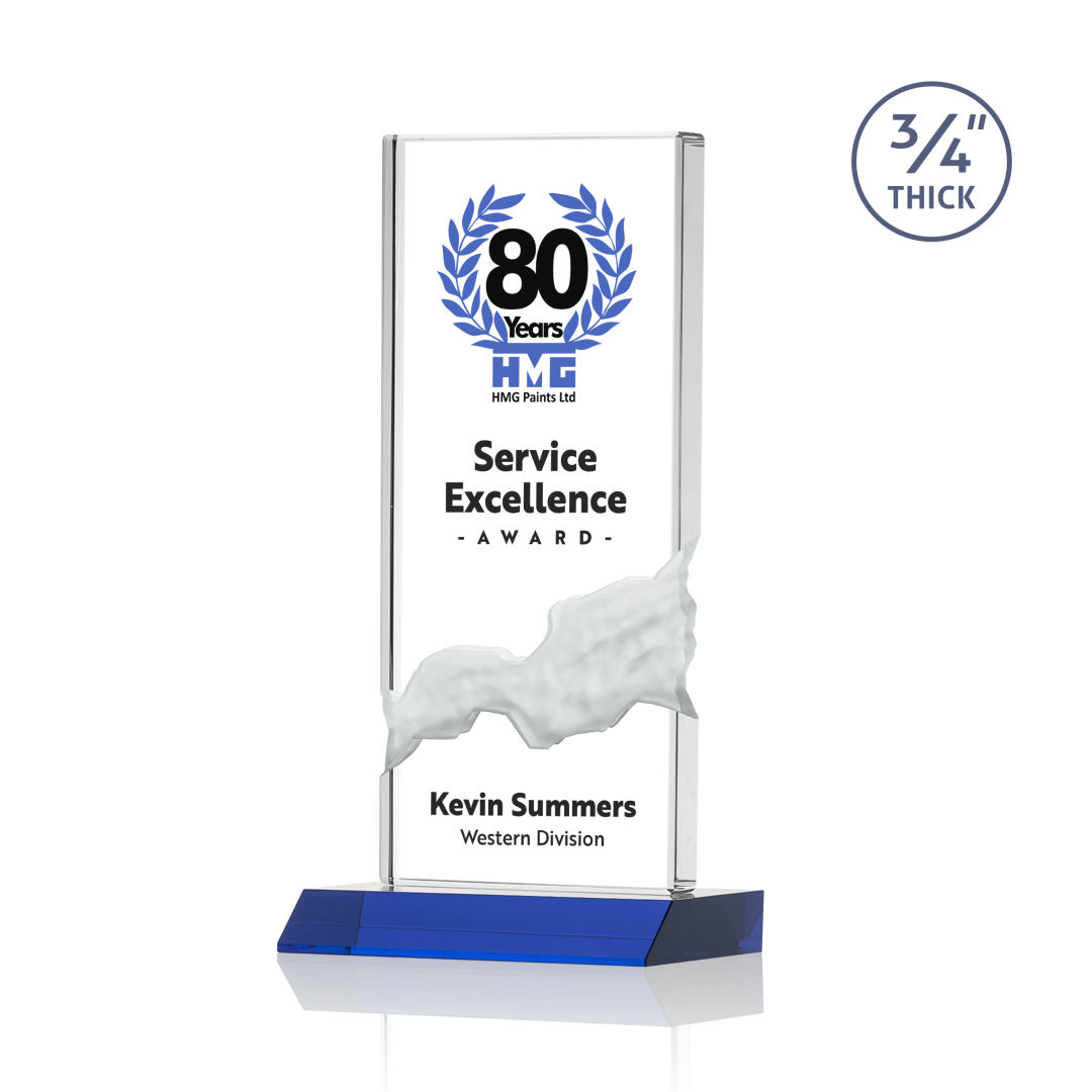 Poole VividPrint™ Award - Blue 7