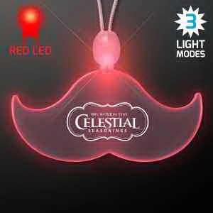 Acrylic Mustache Shape Necklace with LED 11