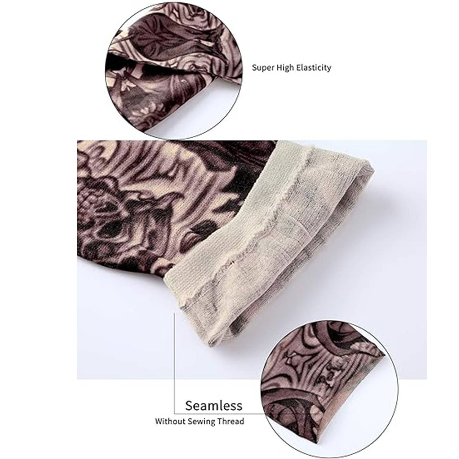 Elastic Polyester Sun Protection Cooling Arm Sleeves 13