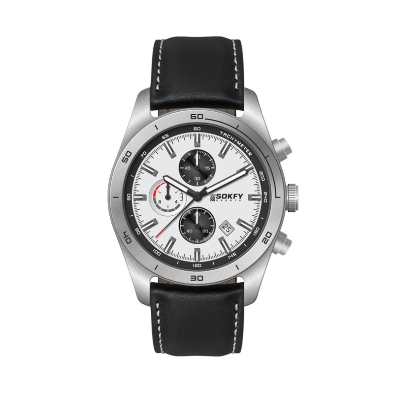 42MM, SS, SILVER CASE, CHRONO MVT, DTE