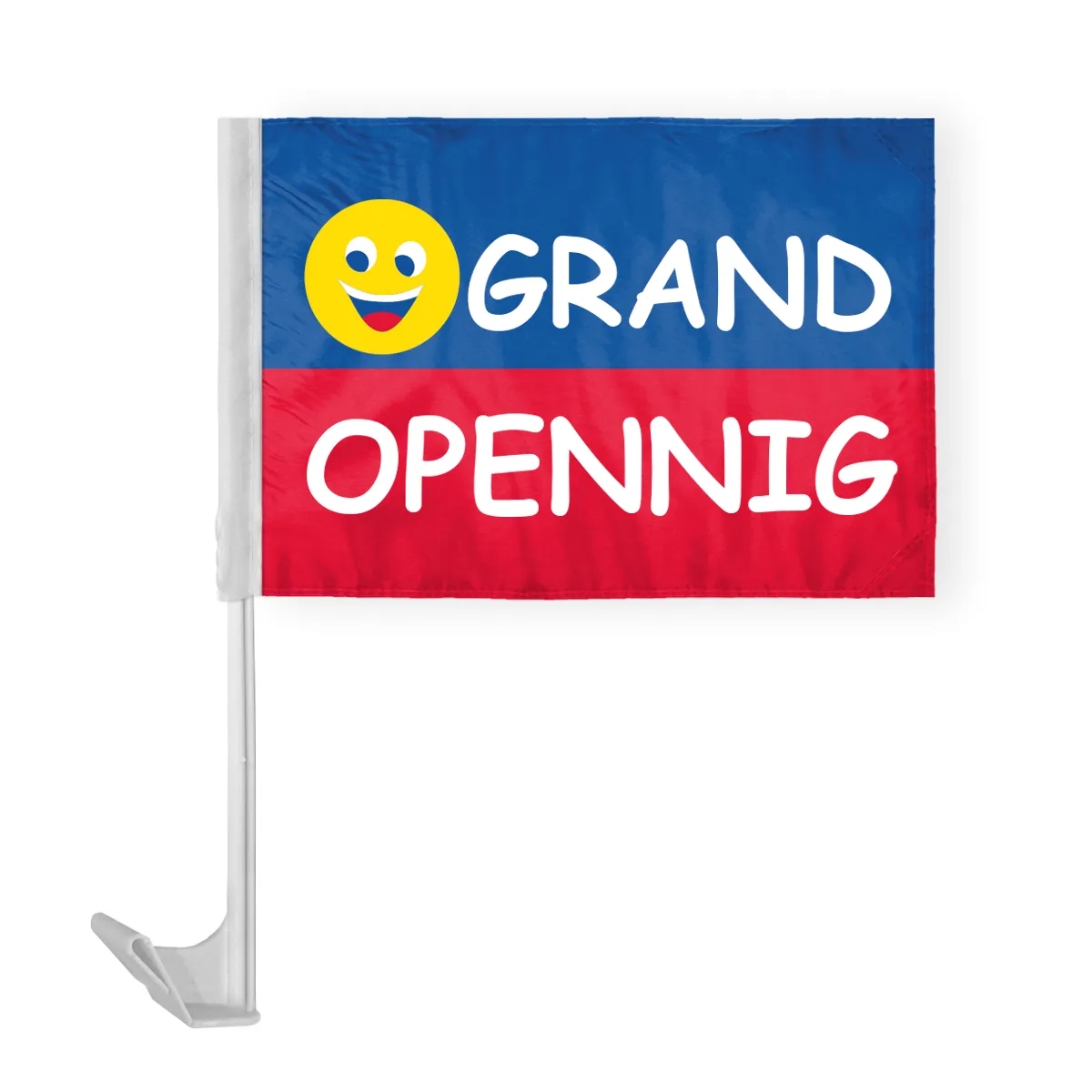 12" x 16" Advertising Car Flag - wPoly 22