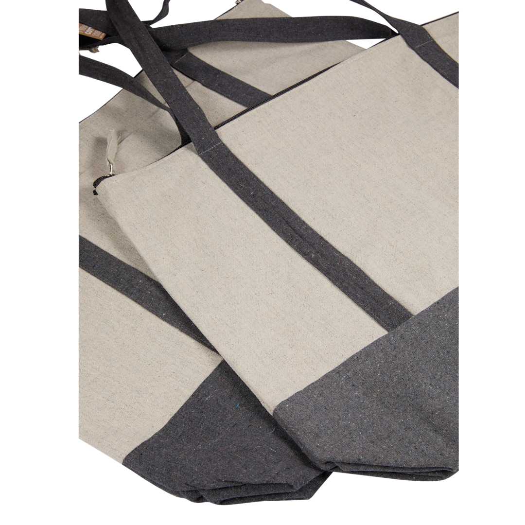 Repose 10oz Recycled Cotton Zippered Tote 64