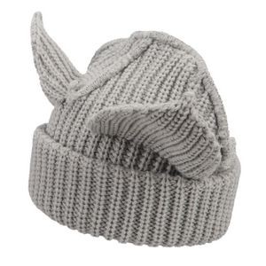 Cute Adult Knitted Beanie Hat With Cats Ears 3