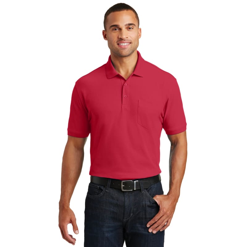Port Authority Core Classic Pique Pocket Polo. 45