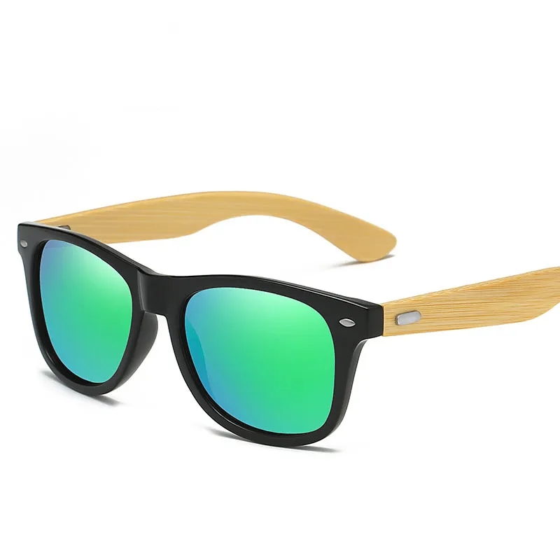 Polarized Wood Glasses Men Wooden Bamboo Sunglasses 5
