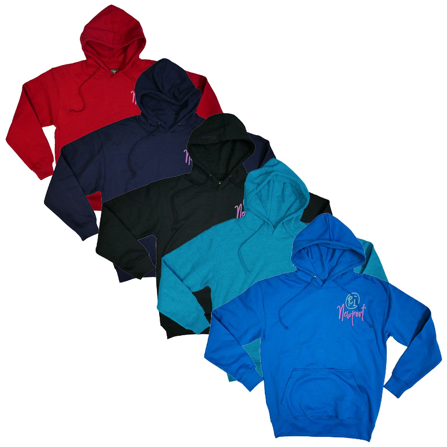 ADULT FLEECE HOODIE EMBROIDERED 10