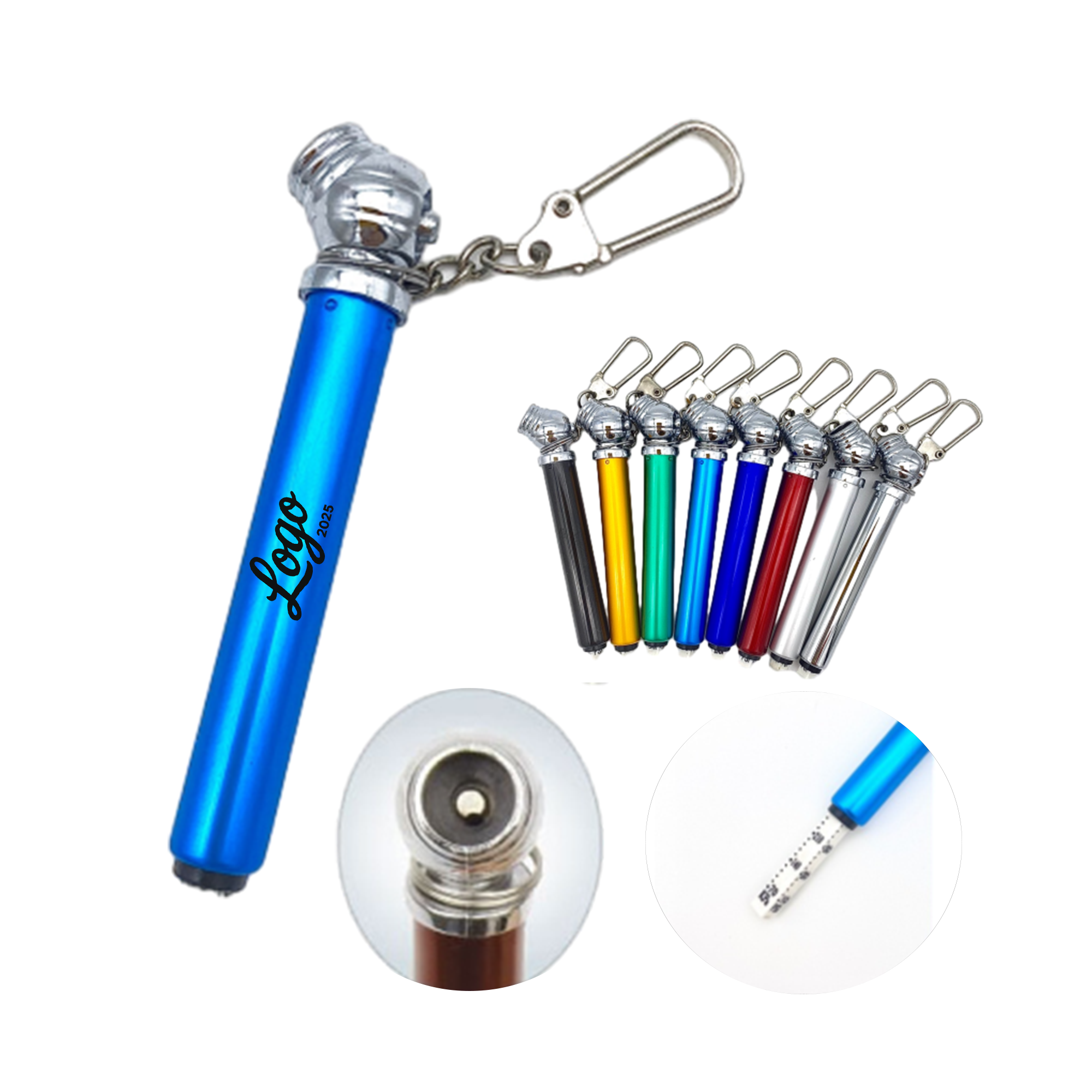 Portable Compact Multi-Color Tire Pressure Gauge Pen 2