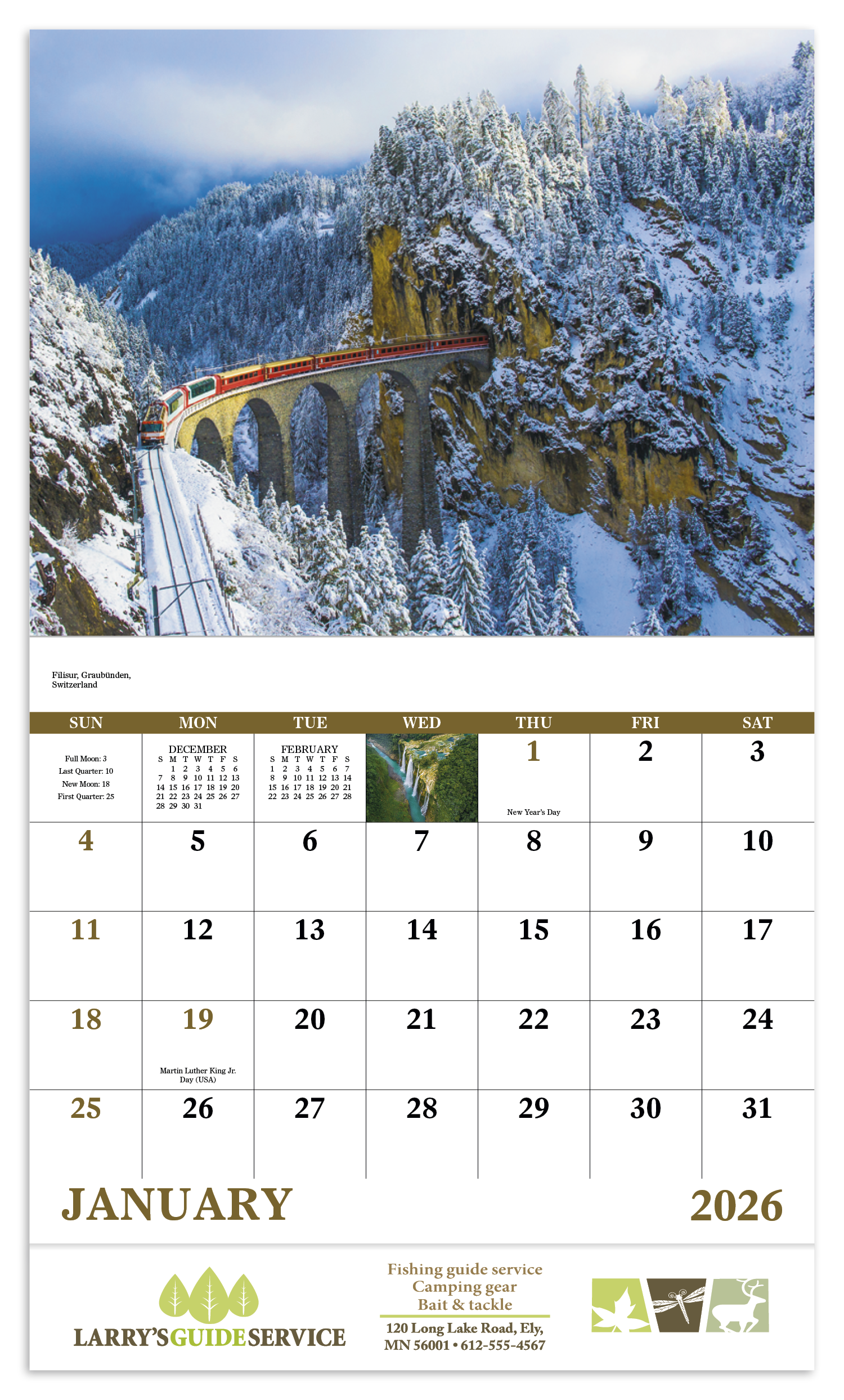 Good Value™ Glorious Getaways - Stapled Calendar 28