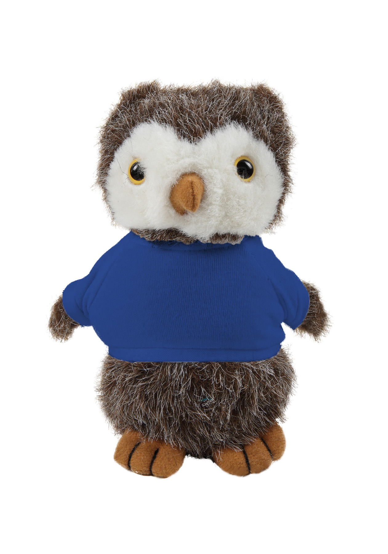Soft Plush Standing Owl wearing a T-Shirt 5