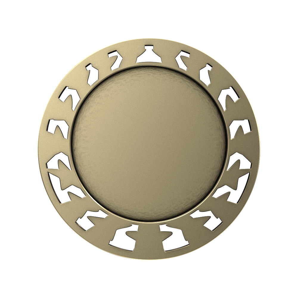 1st Place Star Medallion (2-1/2") 3