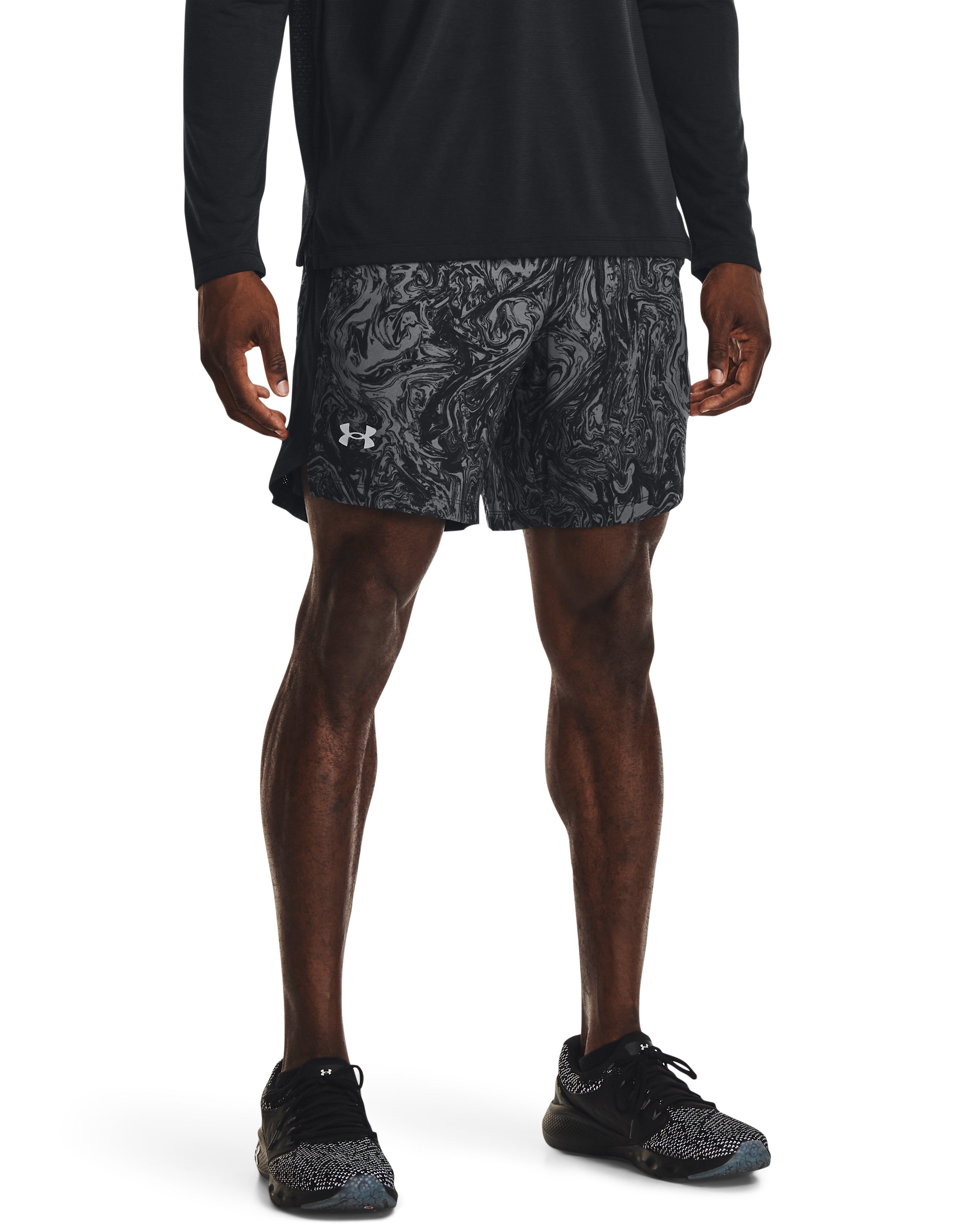 UA Launch Run Print Men's 7 Shorts 9