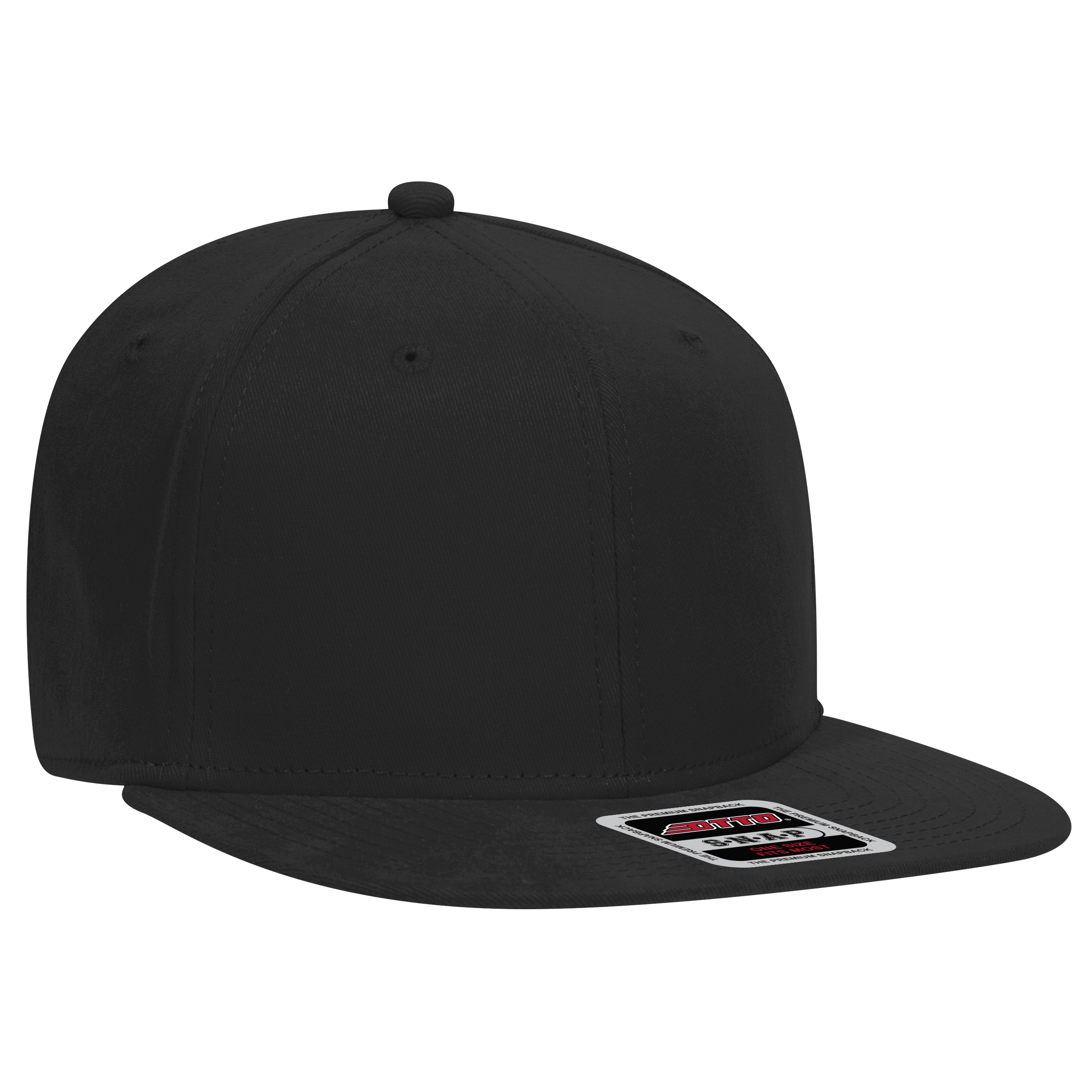 OTTO CAP "OTTO SNAP" 6 Panel Mid Profile Snapback Hat 6