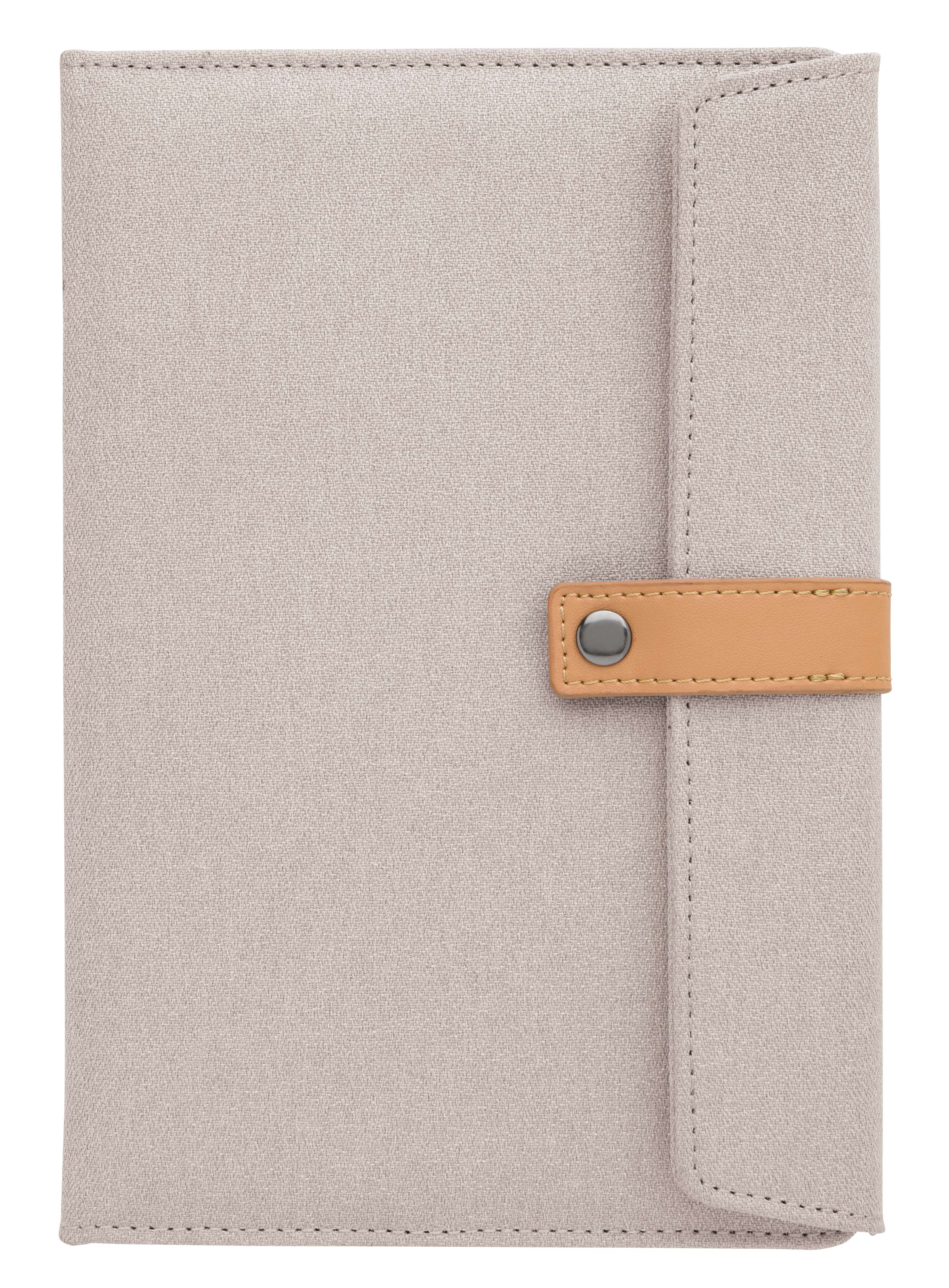 Good Value™ Two-Tone Journal with Leather Closure 15