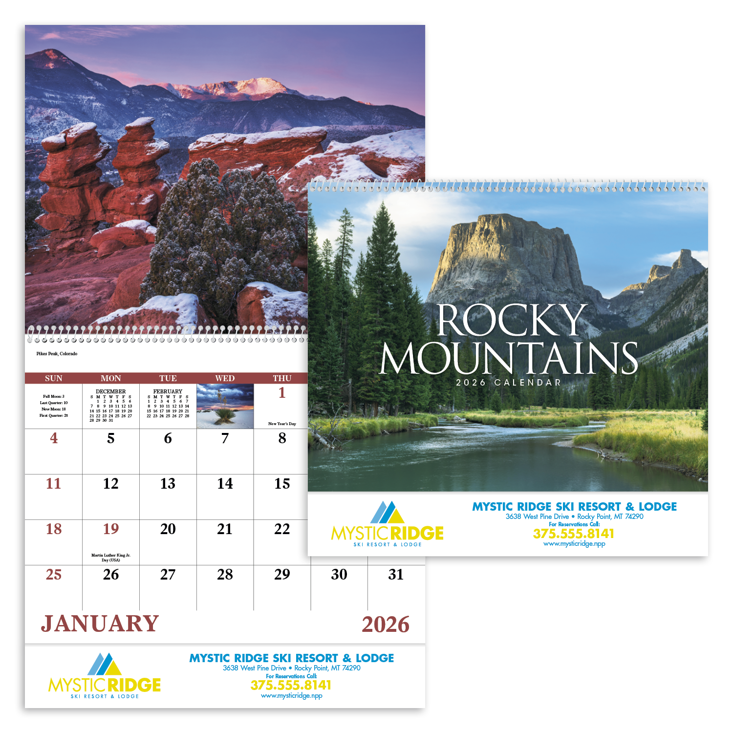 Good Value™ Rocky Mountains - Spiral Calendar 38