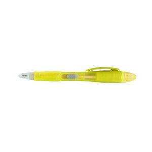 Translucent Barrel Pen With Highlighter 15