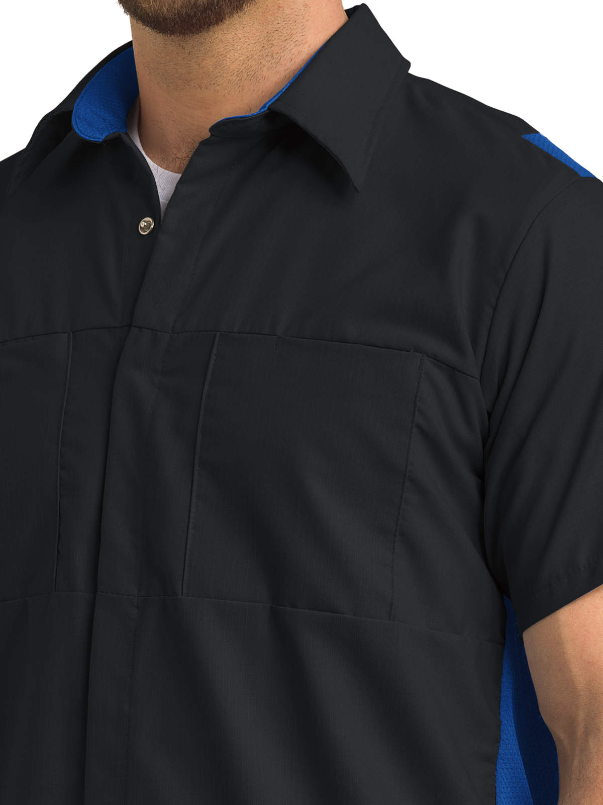 Red Kap Shirts -  Men's Short Sleeve Performance Plus Shop Shirt 13