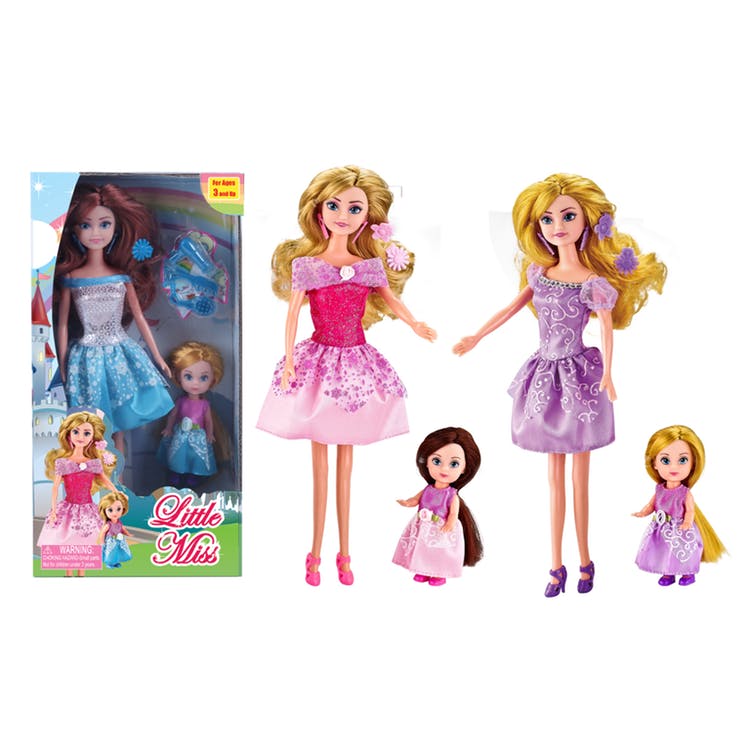 Mother & Daughter Doll Sets - Assorted 2