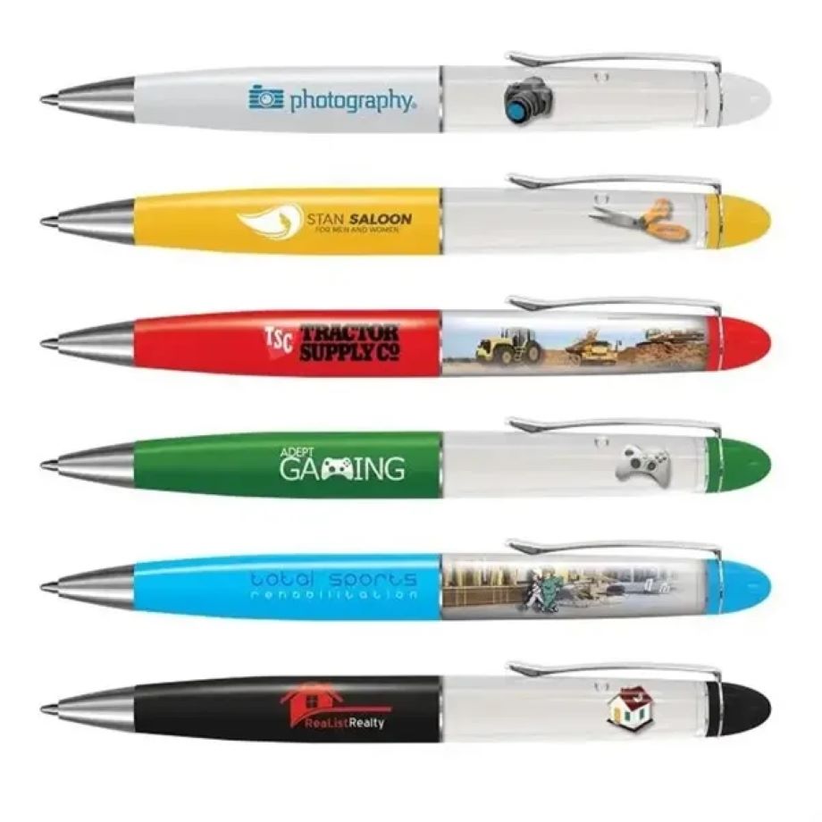 Custom Liquid Floating Ballpoint Pen 1