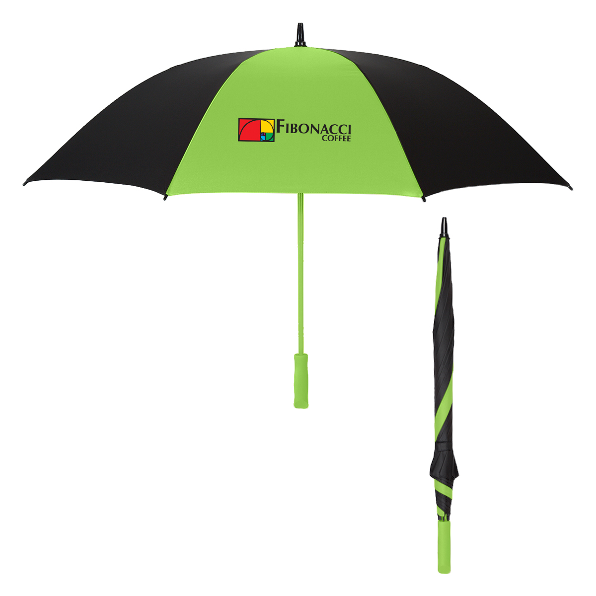 60" Arc Splash of Color Golf Umbrella 2