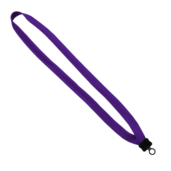 5/8" Polyester Lanyard with Plastic Clamshell & O-Ring 3
