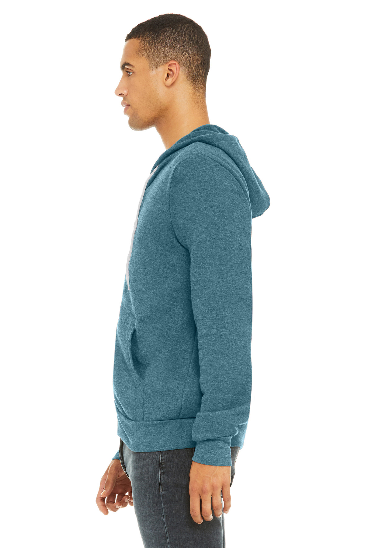 BELLA+CANVAS Unisex Sponge Fleece Full-Zip Hoodie. BC3739 91