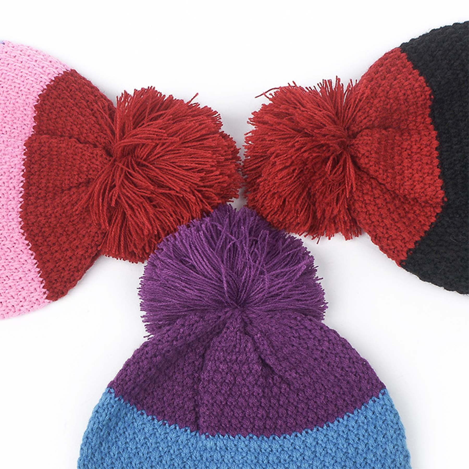 Knit Stripe Pom Beanie 4