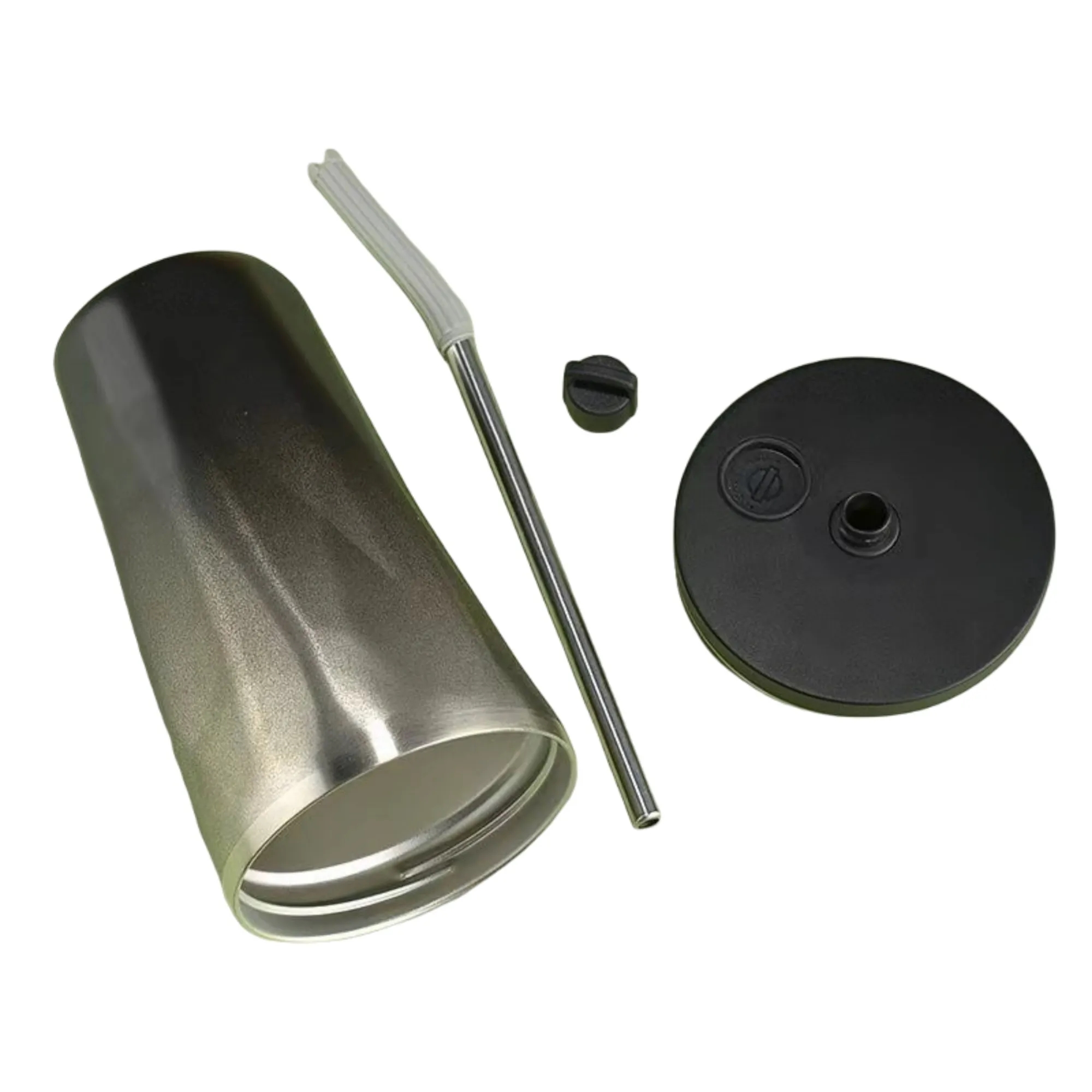 20oz Stainless Steel Tumbler With Straw 2