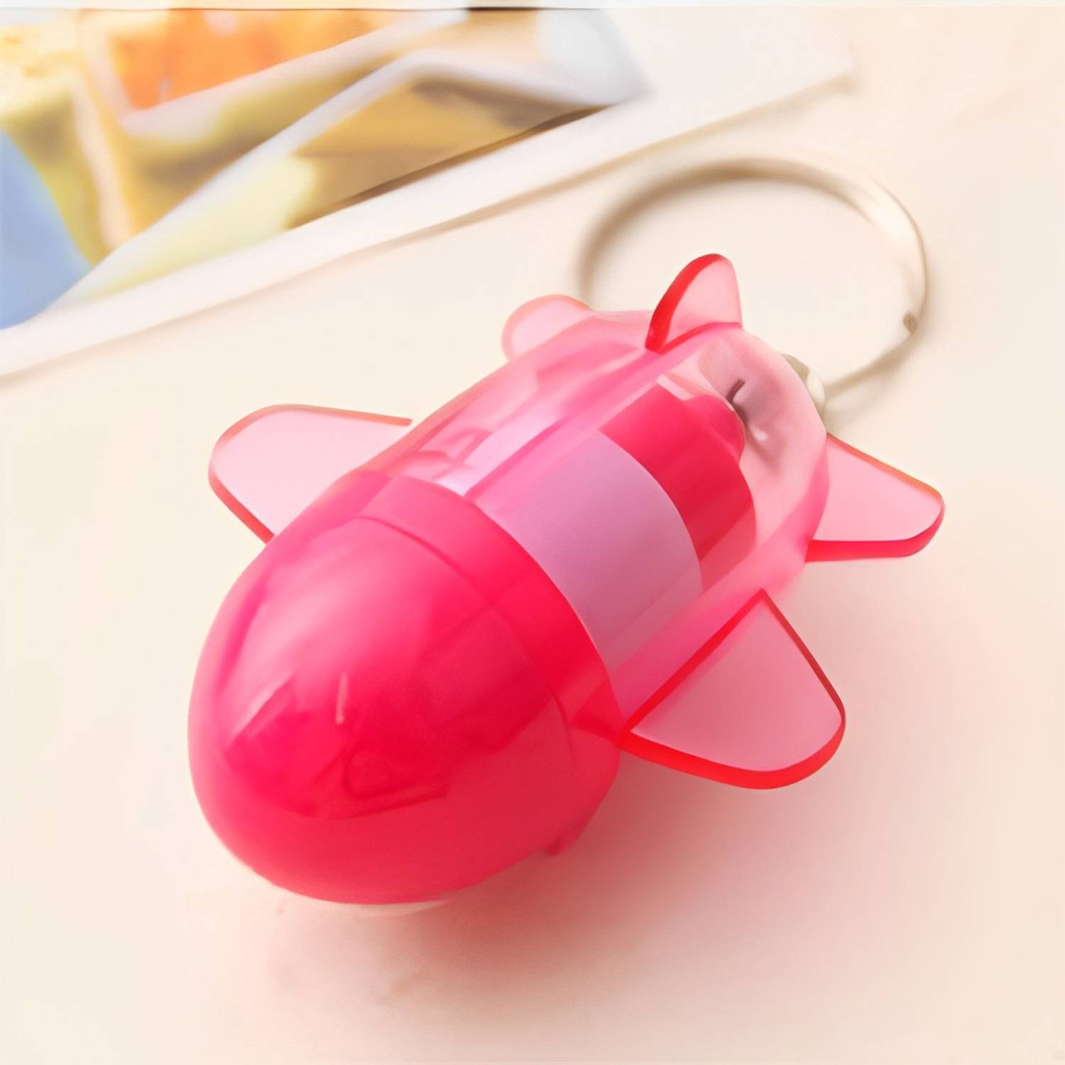 Cartoon telescopic color airplane plastic ballpoint pen 10