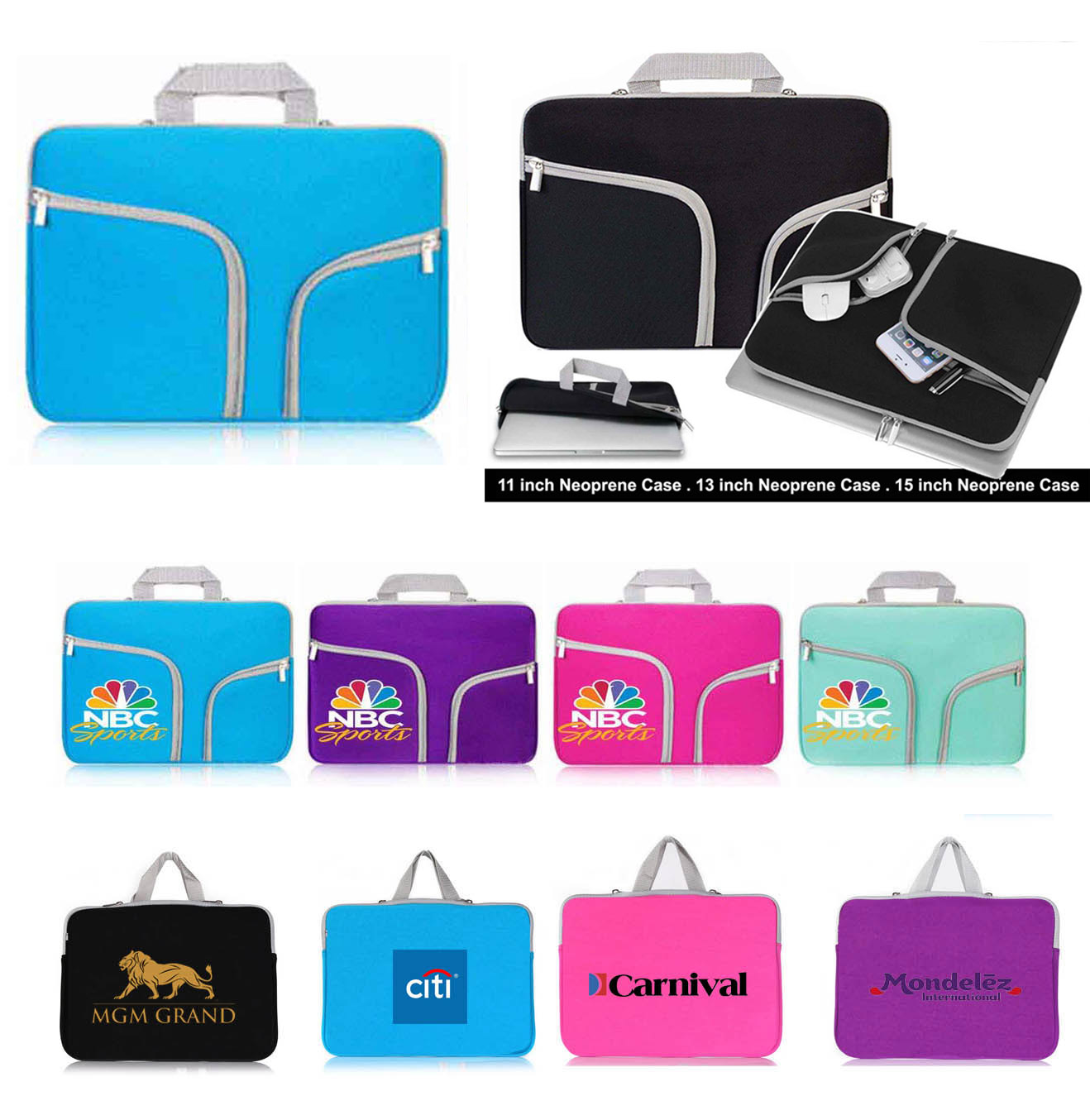 iBank ® 15" Neoprene Case compatible with MacBook Air 15 2025,2024,2023 1